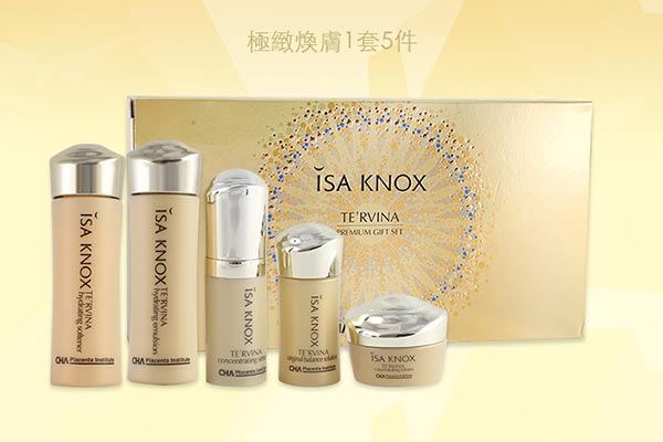 ISa KNOX雙效防皺緊膚霜套盒設計