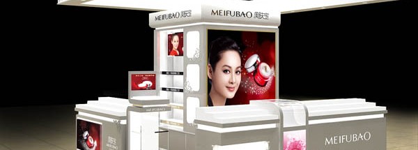 美膚寶粉紅佳人SI展柜設計案例