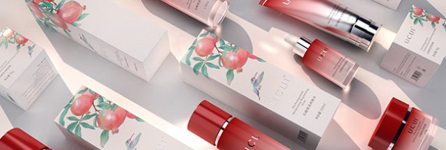 優(yōu)粹護膚植物國潮風包裝設(shè)計圖